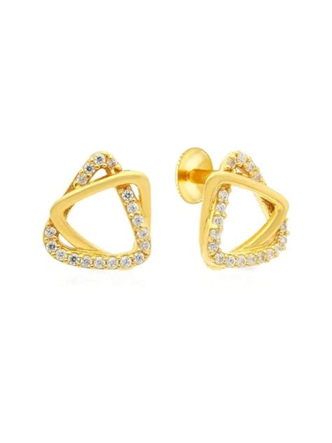 Buy Malabar Gold and Diamonds 22k Gold Earrings for Women Online At ...