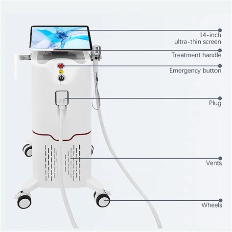 Lazer Hair Remval Diode Laser 755 808 1064 Hair Removal Triple