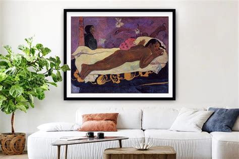 Paul Gauguin Manao Tupapau Wall Art Canvas Prints Australia