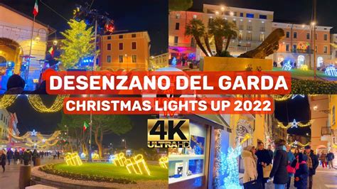 4K MOST BEAUTIFUL CHRISTMAS MARKETS IN LAKE GARDA ITALY