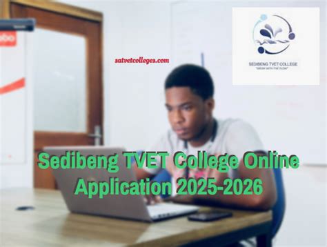 Sedibeng Tvet College Online Application South African Tvet