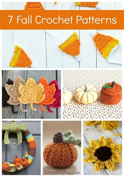 DIY Fall Crochet Patterns 7 Free Designs EverythingEtsy Fall