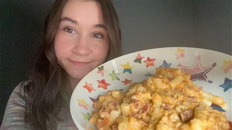 Asmr Mac And Cheese Mukbang Youtube