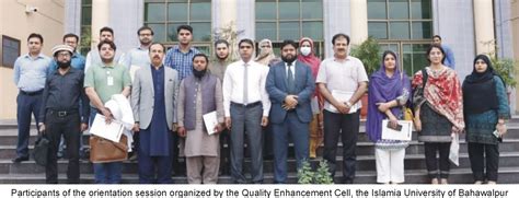 The Islamia University Of Bahawalpur Organized An Orientation Session