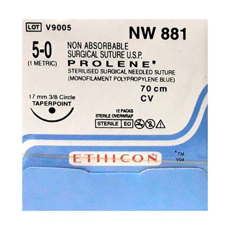 Buy Johnson Johnson Ethicon Prolene Non Absorbable Surgical Suture 5