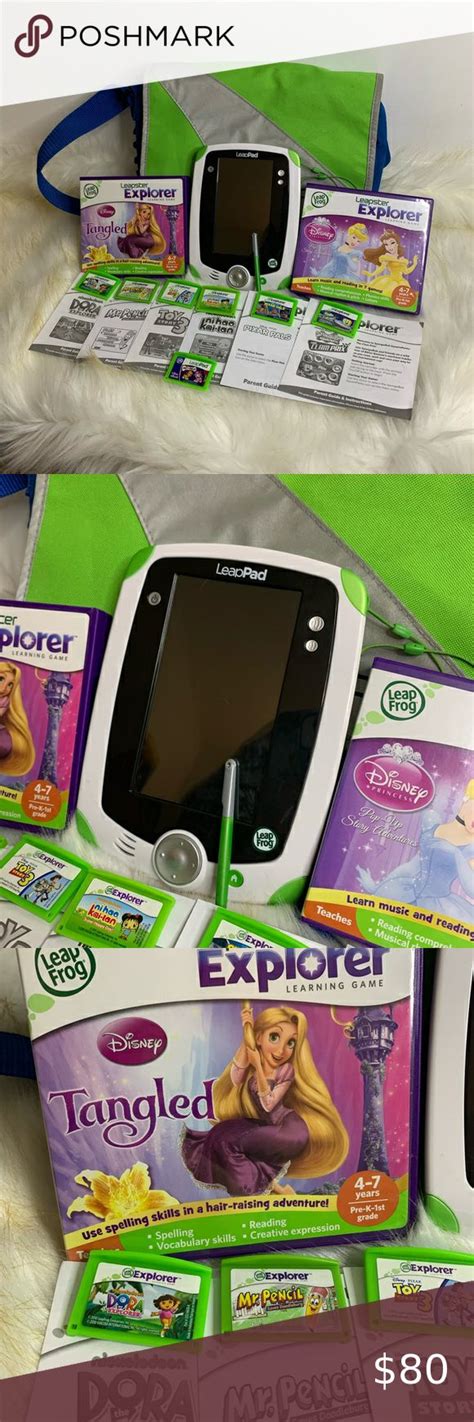 Leap Frog Leapster Explorer Leappad With 9 Games