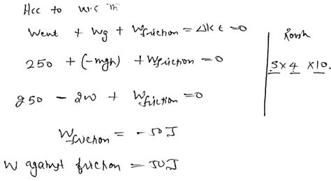 If J Of Work Is Done In Slidinga Kg Blockup An Inclined Plane Of