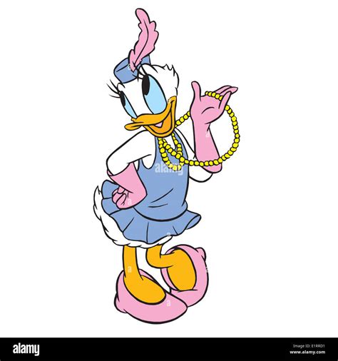 Daisy Duck Vector Illustration Stock Photo Alamy