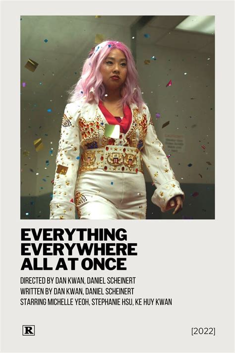 Everything Everywhere All At Once Polaroid Movie Poster Michelle Yeoh