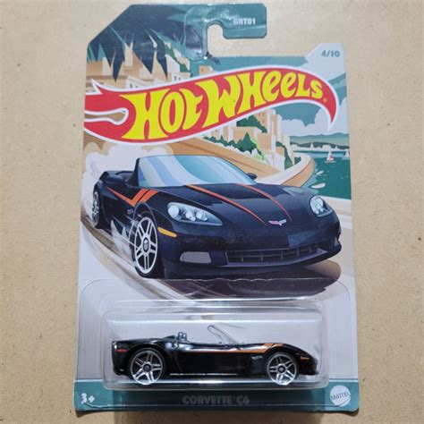 Jual HOT WHEELS KEMASAN KERUT TEKUK CORVETTE C BLACK ORANGE Shopee Indonesia