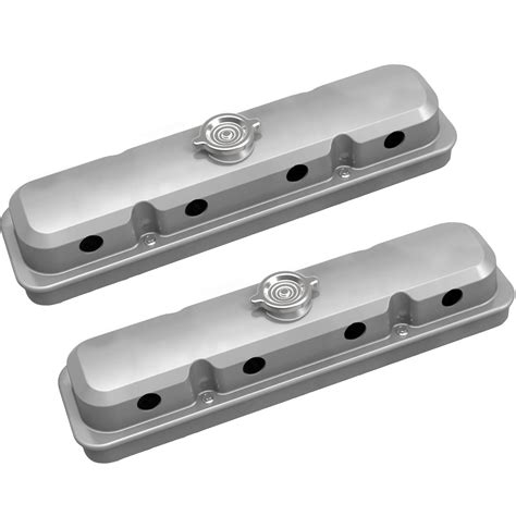 Holley Vintage Pontiac Style Cast Aluminum Valve Covers Gm Ls