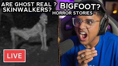 🟢reacting To Horror Videos🟢🟢are Ghost Real🟢skinwalker Clips🟢bigfoot🟢