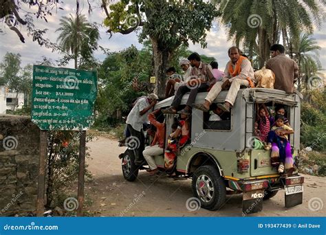 Overloaded Passengers On Jeep At Kotada Gadhidabhi Vas Sabarkantha