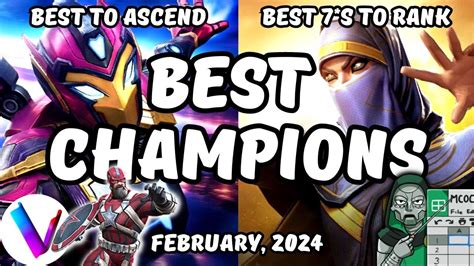 Best Champions Ranked And Tier List Best Champions To Ascend And 7 Stars To Rank February 2024