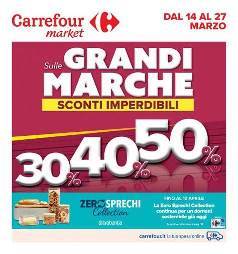 Carrefour Market Volantino Dal Marzo Al Aprile Italiano