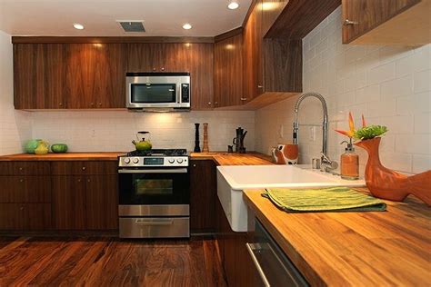 20 Butcher Block Countertops With Dark Wood Cabinets