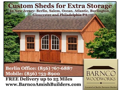 Barnco Woodworks Custom Sheds For Extra Storage