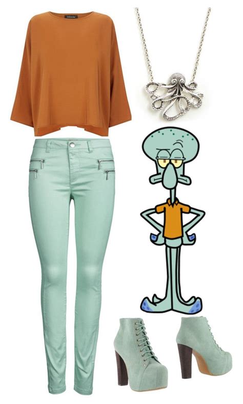 Squidward Tentacles Inspired Outfit Spongebob Fashion Spongebob