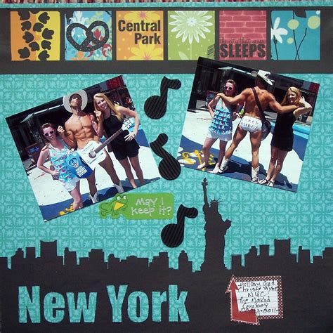 Naked Cowboy Project Idea Scrapbook