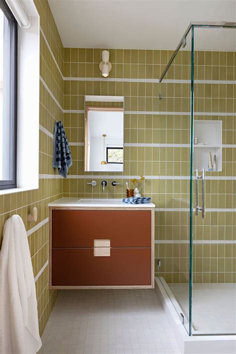 Midcentury Modern Bathroom Tile Ideas Hunker