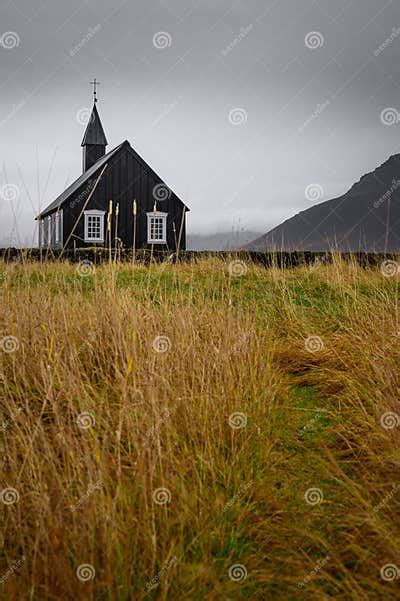 Church Of Iceland In Black Stock Photo Image Of Nature 186965874