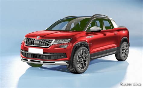 Skoda Kodiaq Scout Pick-Up Truck Is Premium And Practical, Rendering