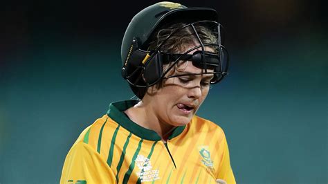 South Africa Women S T World Cup Dane Van Niekerk Axed From