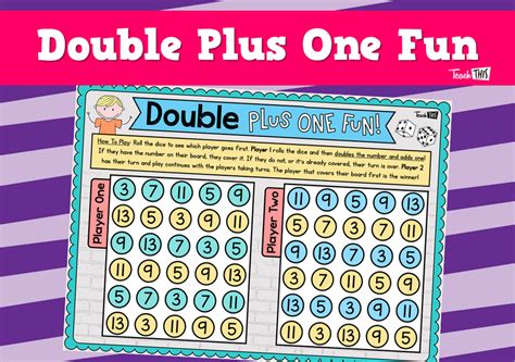 Double Plus One Fun Game Teacher Resources And Classroom Games