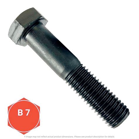 5 8 11 X 3 A193 B7 Plain Finish Heavy Hex Bolt K L Jack