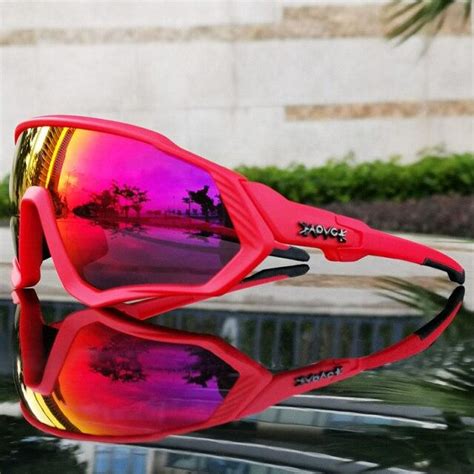 Buy Polarized Cycling Glasses Women Men 5 Lens Road Bike Goggle Bicycle