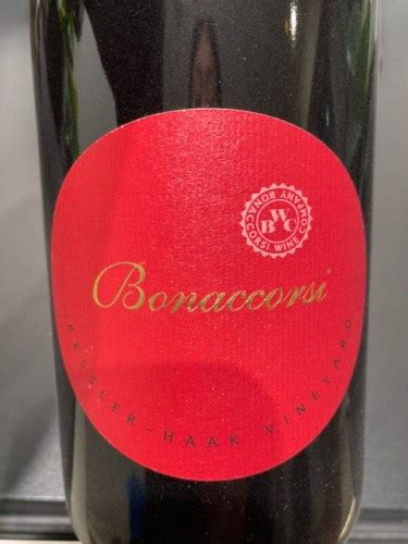 Bonaccorsi Kessler Haak Vineyard Pinot Noir Vivino US