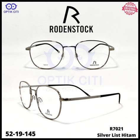 Jual Frame Kacamata Pria Wanita Kotak Titanium Rodenstock Original R