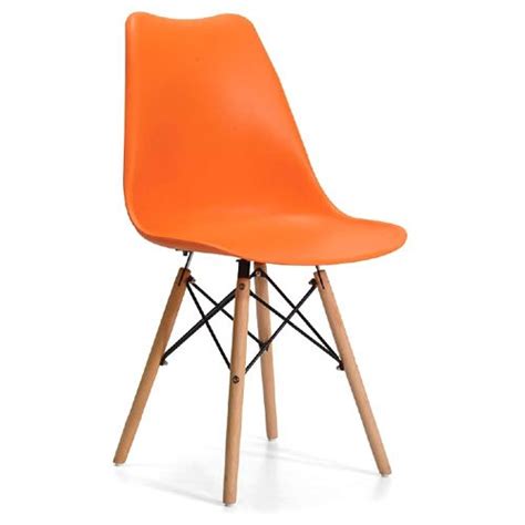 F Studio Orange Alpha Cafeteria Seating Chair Seating Capacity Single