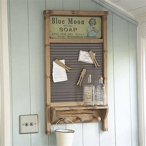 No Source But Love This Idea Laundry Room Decor Washboard Decor