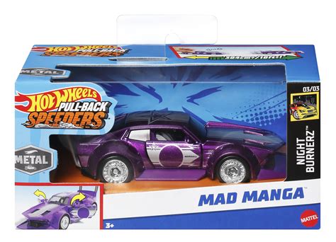 Hot Wheels Pull Back Speeders Mad Manga Hpr Hpr