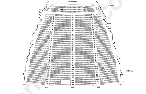 Stranahan Seating Chart printable pdf download