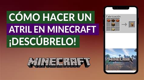 C Mo Hacer O Craftear Un Atril En Minecraft Crafteo Atril Youtube