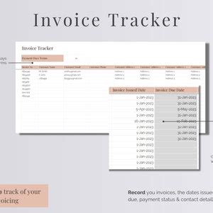 Invoice Tracker Template Google Sheets Automatic Invoicing Tool