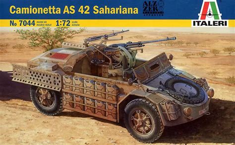 Italeri 7044 Camionetta AS 42 Sahariana 1 72 Scale Model