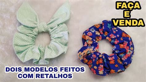 Diy Como Fazer Uma Xuxinha Scrunchie Muito F Cil Youtube