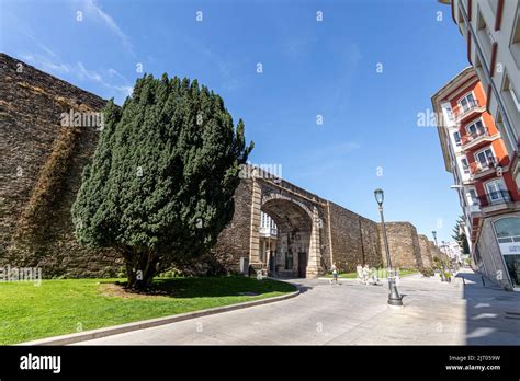 Lugo Spain The Puerta Del Obispo Aguirre Bishop Aguirre Gate Part