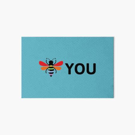 LGBT Be You Gay Lesbian Bisexual Pride Bee You Anti Racism Cute Design LGBT Pride Art
