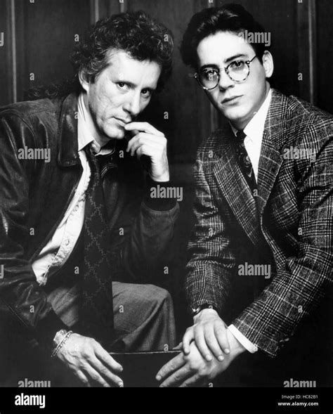 TRUE BELIEVER From Left James Woods Robert Downey Jr 1989