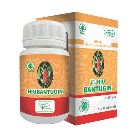 Jual HIU Bantugin Obat Batu Ginjal Dan Batu Empedu Alami 60 Kapsul Di