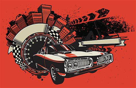 Dodge Charger Clip Art, Vector Images & Illustrations - iStock