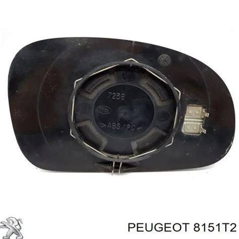 T Peugeot Citroen Cristal De Espejo Retrovisor Exterior Izquierdo