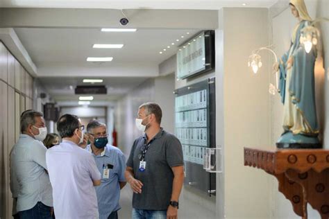 Rodrigo Drable Visita Obras Na Santa Casa Barra Mansa