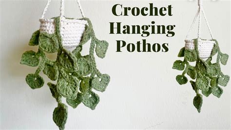 Easy Crochet Mini Hanging Money Plant Crochet Car Plant Youtube