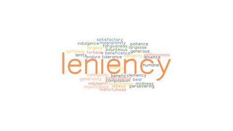 LENIENCY: Synonyms and Related Words. What is Another Word for LENIENCY ...