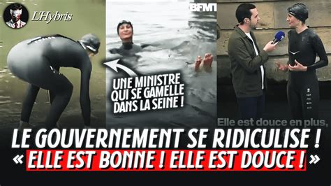 La MINISTRE Des SPORTS Se GAMELLE Dans La SEINE Le Gouvernement Se